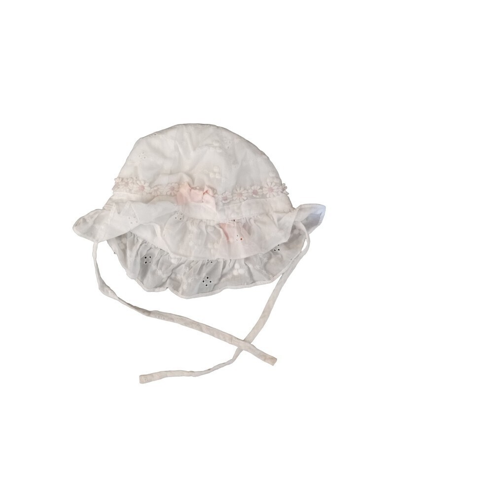 Koala Baby white vintage inspired‎ baby bonnet